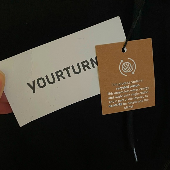 YOURTURN black hoodie size M - Picture 3 of 5